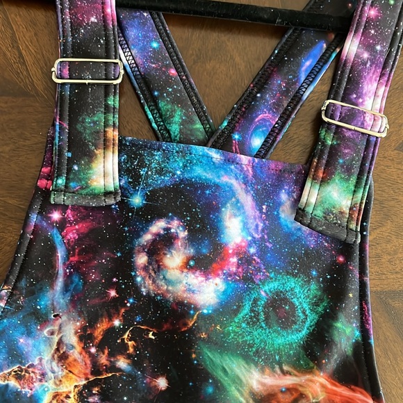 Black Milk Galaxy Overalls - Picture 3 of 7